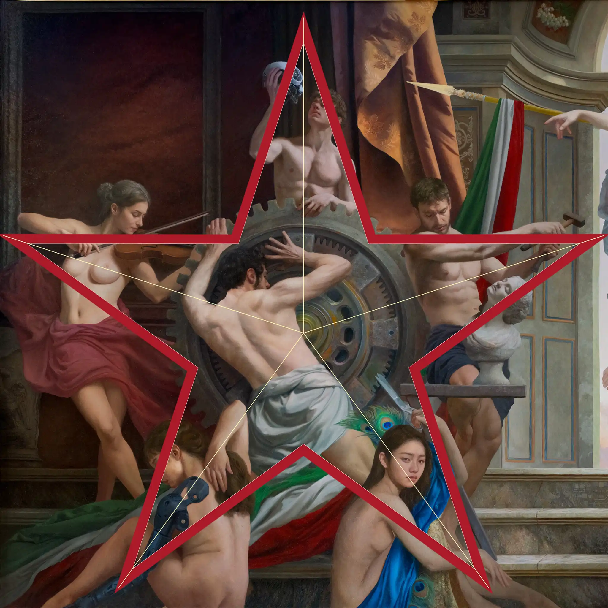 The star-shaped composition