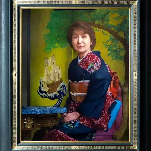 The Lady in Kimono and Her Story